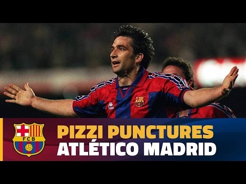 FC Barcelona – At. Madrid, 12 March 1997: Pizzi’s goal culminates a historic comeback