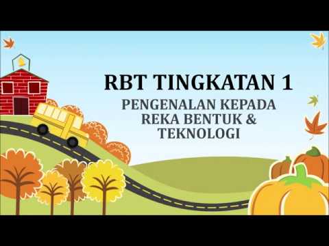 RBT TING 1 BAB 1 PENGENALAN KEPADA REKA BENTUK & TEKNOLOGI