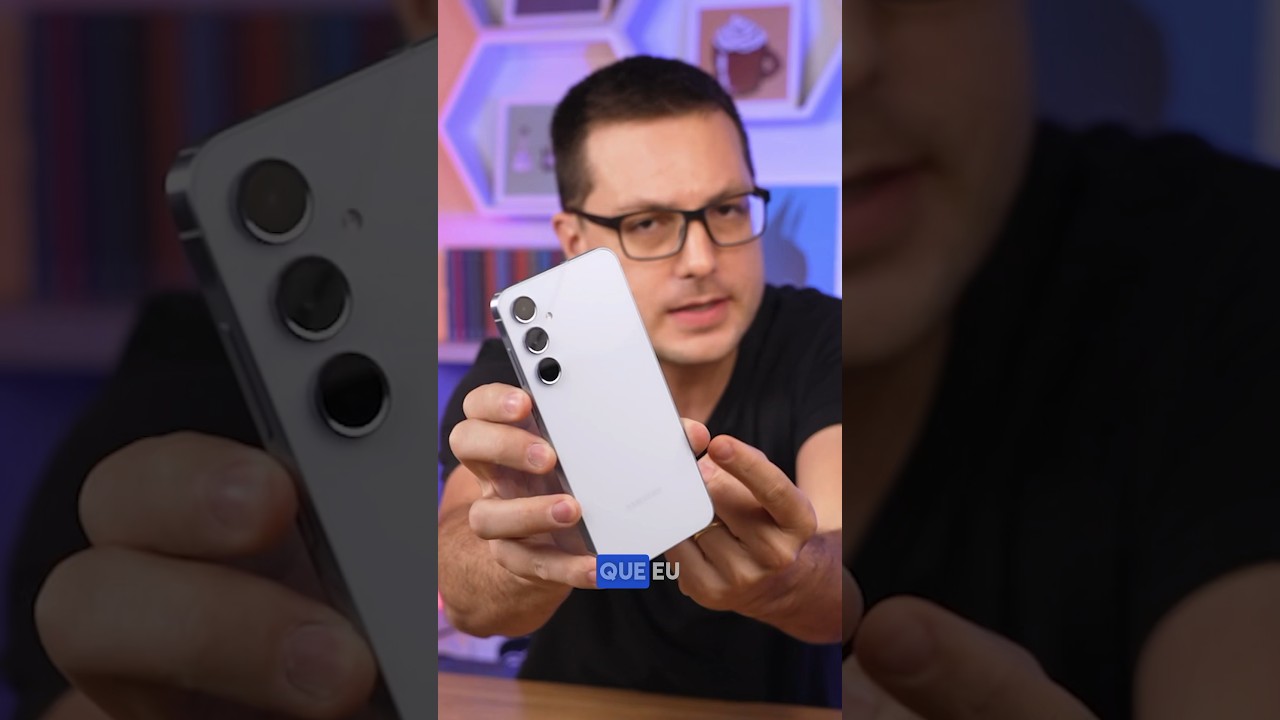 E aí o que mais curtiu do Galaxy A55?! Comenta aí !! #Smartphone #Samsung #Galaxy #GalaxyA55