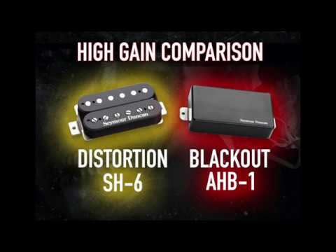 METAL - Seymour Duncan SH 6 Distortion vs AHB 1 Blackout - High Gain - Direct Comparison