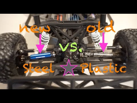 Traxxas Slash 4x4 VXL - change to Yeah Racing Steel Drive Shaft