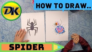 How to Draw a Spider with Spiderman