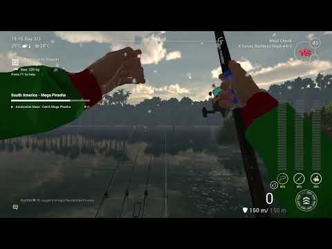 Fishing Planet Game - Mega Piranha - Amazonian Maze - South America