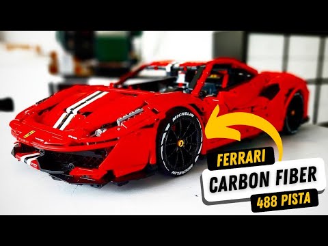 LEGO Carbon Fiber Rims for The Ferrari 488 Pista | CaDA EE C61042W