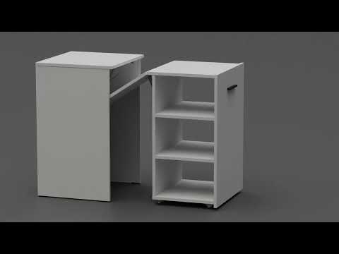 Письменный раскладной стол-тумба "Лойт"