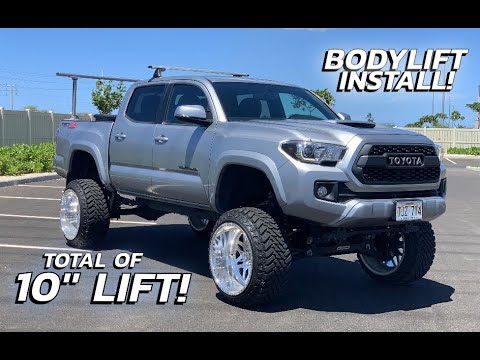 Dane's 3rd Gen Tacoma Body Lift Install!