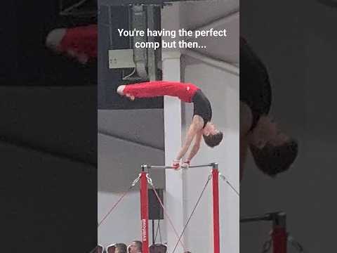 I had a PERFECT comp till this moment 🤣 #fails #gymnastics #gymnast #gymnasticskids