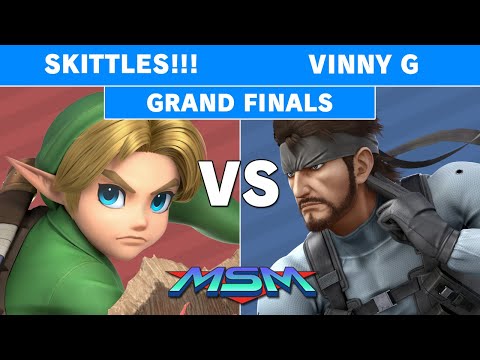 MSM Online 31 - Vinny G (Snake) Vs. SKITTLES!!! (Young Link) Grand Finals - Smash Ultimate