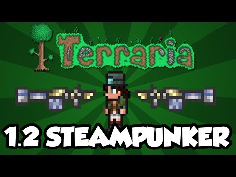 Terraria 1.2 Console Features - Steampunker NPC (Terraria Console 1.2 Update)