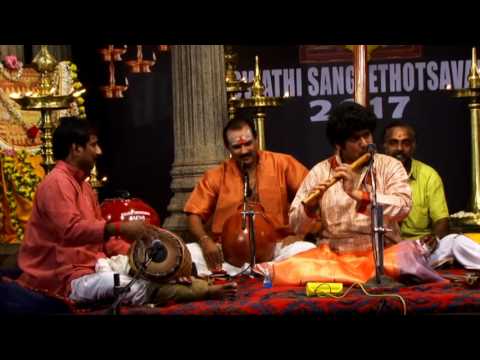 Swathi Sangeethotsavam 2017 - Flute - Amith Nadig - Deva Deva Kalayami