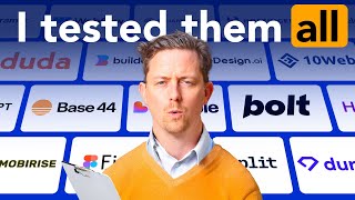 I Built the Same Website 20 Times Using AI Website Builders