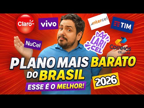 PLANO MÓVEL MAIS BARATO DO BRASIL (Claro? TIM? Vivo? DESCUBRA)