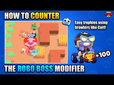 HOW TO WIN | Countering the Showdown ROBO BOSS Modifier | Brawl Stars Showdown Guide