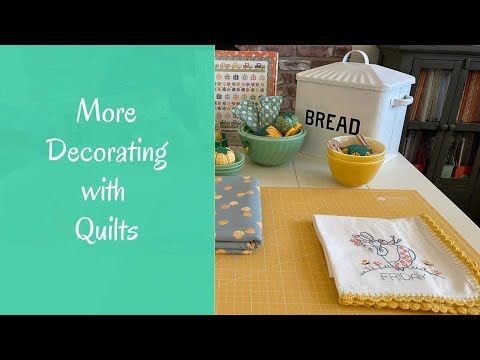 YouTube video about: How to decorate a quilt square?