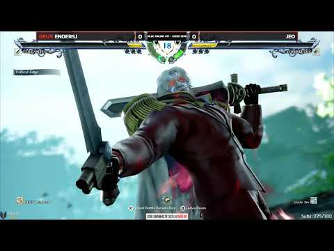 Soulcalibur VI @ NLBC Online #17 - DEUS EndersJ vs Jeo [4K/60fps]