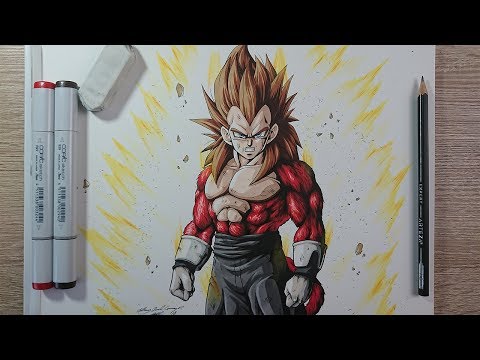 VEGETA SSJ4 | Original/No Reference Drawing | *DB Heroes*