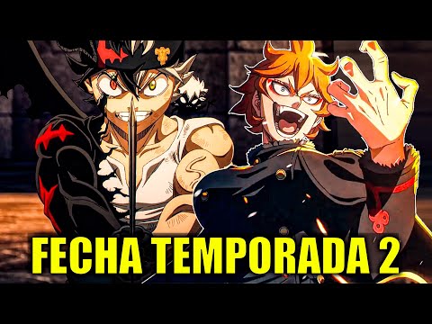 BLACK CLOVER 2 TEMPORADA TRAILER OFICIAL Y FECHA DE ESTRENO