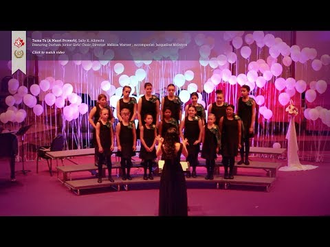 Durham Girls' Choir performs Tama Tu