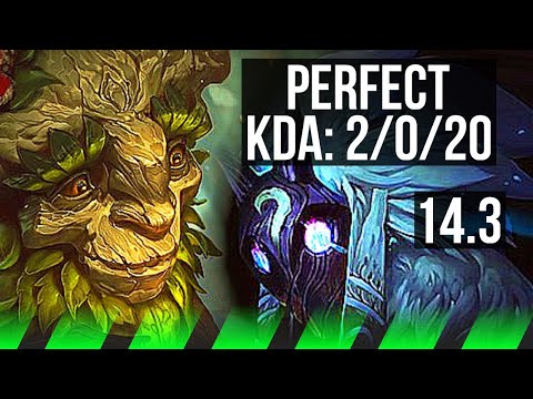 IVERN vs KINDRED (JNG) | 2/0/20, 400+ games | KR Challenger | 14.3