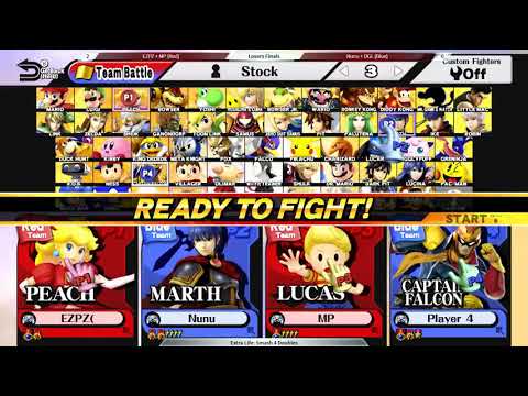 Extra Life 2017: EZPZ + MP vs. Nunu + DGL - SSB4 Doubles Losers Finals