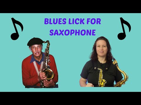 Dexter Gordon Blues Lick for Saxophone from Blue Monk