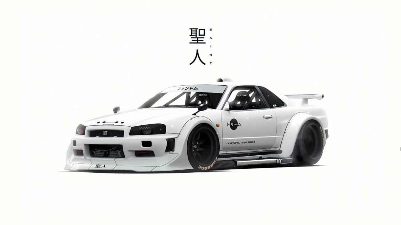 White GTR R34  Live Wallpaper Download - Link in Description