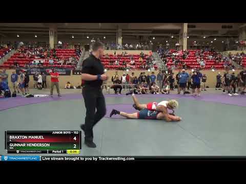 152 Lbs Champ. Round 1 - Braxton Manuel, IL Vs Gunnar Henderson, WA E076
