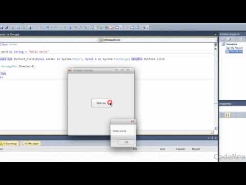 VB.NET Tutorial #3 (Variables)