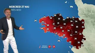 Illustration de l'actualité La météo de votre mercredi 27 mai 2026