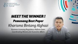 IDF 2019 Meet The Winner - Pemenang Best Paper Kharisma Bintang Alghazi