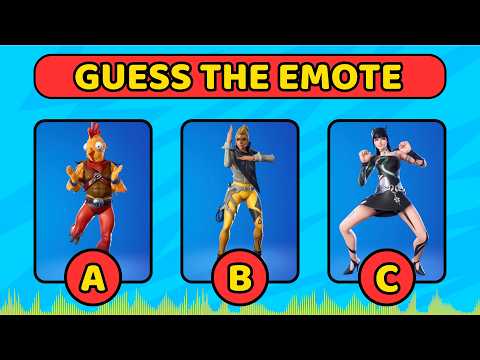 Guess The FORTNITE EMOTE By Its Music