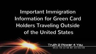 Travel Tips for Green Card Holders