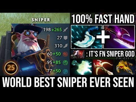World Best Sniper Ever Seen | WTF Plays 100% Fast Reaction & Free Hits Deleted Everyone - DotA 2