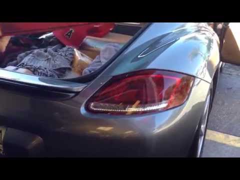 Porsche 987 Custom LED Tail Lights Comparison to Stock 2005-2008 987.1 OEM Lights