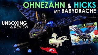 Playmobil ® Dragons 3 - Ohnezahn & Hicks mit Babydrachen / Toothless - Unboxing & Review