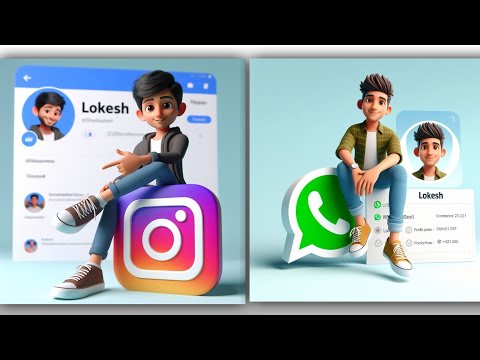 Trending Social Media Profile Name Photo Video Editing | How to Make Social Media AI TRENDING images