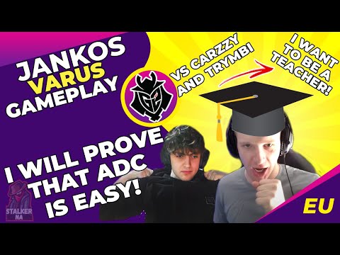 G2 Jankos Talks - I Will Prove To You How Easy Is ADC! | G2 Are NOT AFRAID Of Any Team At Worlds!