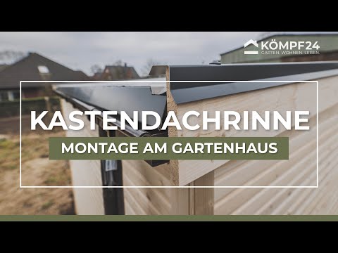 Weka-Dachrinne montieren leicht gemacht