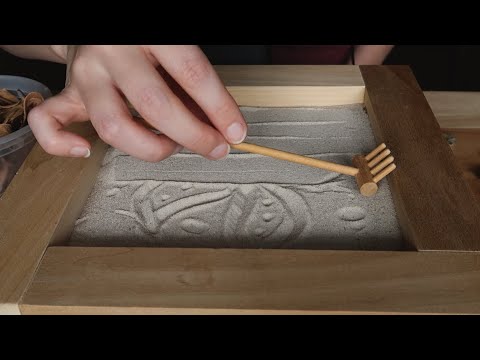 Zen Garden Whispers ~ Sand Drawing ~ Remake of 2016 ASMR videos