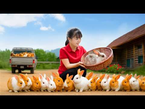 TIMELAPSE -- Harvesting Giant Jade Rabbit & 100kg Pheasant Chickens, Transport Go to Market Sell