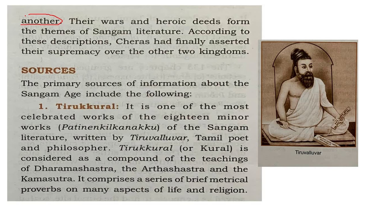 The Sangam Age Part 1 ICSE Class 9 History