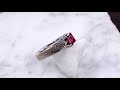video - Mokume Rose Petal Engagement Ring