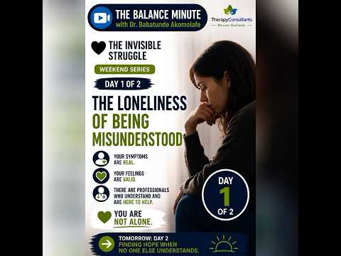The Loneliness of Being Misunderstood