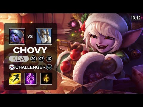 Chovy Tristana vs Galio Mid - KR Challenger - Patch 13.12 Season 13