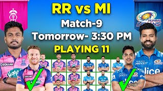 IPL 2022 | Rajasthan Royals vs Mumbai Indians Playing 11 | RR vs MI Playing 11 2022