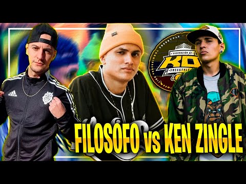 ESPECTACULAR!! - REACCIONANDO A FILÓSOFO vs KEN ZINGLE 🇻🇪 Batalla K.O | HANDER | FDF Jornada 7