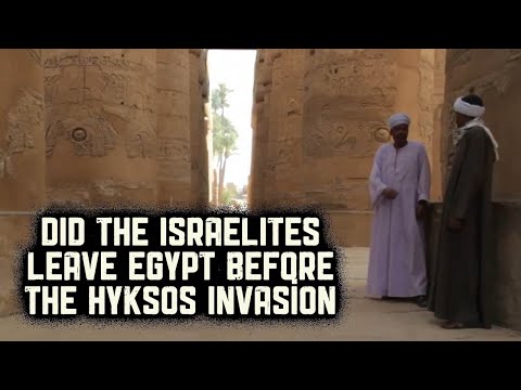 Did the Israelites Leave Egypt Before the Hyksos Invasion - The Exodus