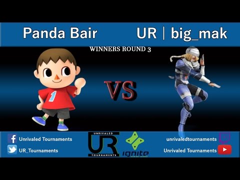 Ignition #26  WINNERS ROUND 3 - Panda Bair  (Villager) vs UR | big_mak (Sheik, Bayonetta)
