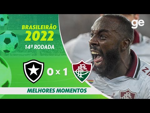 BOTAFOGO 0 X 1 FLUMINENSE | MELHORES MOMENTOS | 14ª RODADA BRASILEIRÃO 2022 | ge.globo