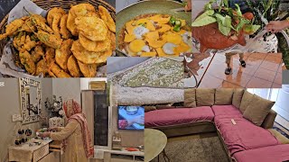 Apna gham bhool jain ge || New bed spread || Sofa clean kraia || Pakora mirchen